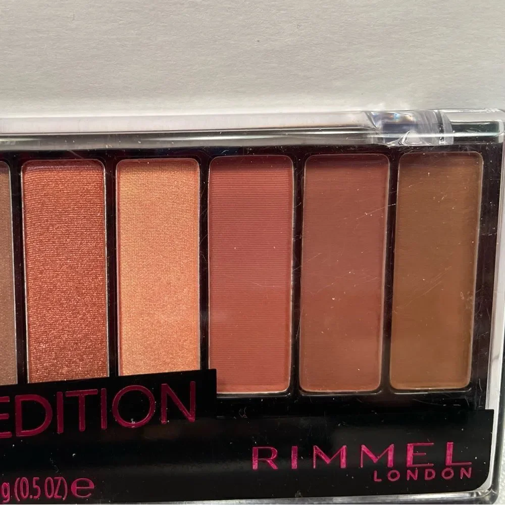 EYESHADOW BUNDLE OF 2 NWT RIMMEL LONDON MAGNIFEYES EYESHADOW PALETTE CRIMSON 007